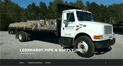 Desktop Screenshot of leonhardtpipe.com