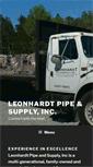 Mobile Screenshot of leonhardtpipe.com